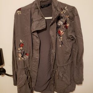 MaxJeans Fall Jacket with Embroidery Size SMALL